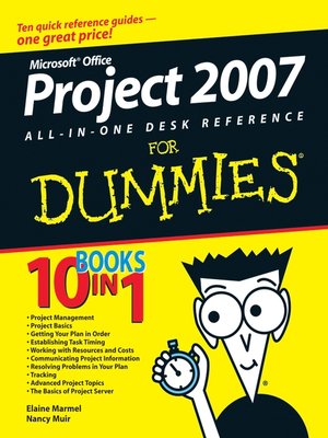 cover image of Microsoft Office Project 2007 All-in-One Desk Reference For Dummies